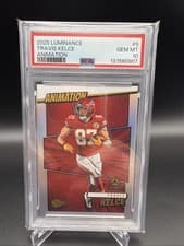 2025 Panini Luminance Animation Travis Kelce #5 card