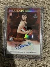 2024-25 Hoops Hot Signatures Rookies Donovan Clingan #HSR-CLI card