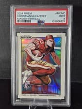 Christian McCaffrey 2024 Panini Prizm Manga card