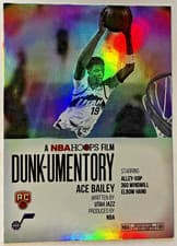 2025-26 NBA Hoops Dunkumentory Ace Bailey #D-14 card