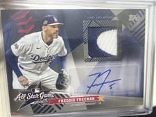 2025 Topps Update All-Star Stitches Autographs Freddie Freeman #AST-FF card