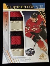 2025-26 SP Game Used 2025 4 Nations Face-Off Supreme Patches Colton Parayko #SP4N-CP card