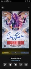 2025 Topps Exalted WWE Wrestling Apparition Autographs Candice LeRae #APA-CLR card