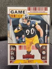 T.J. Watt 2024 Panini Contenders card