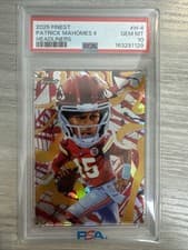 2025 Finest Headliners Patrick Mahomes II #H-4 card