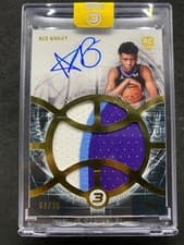 2025-26 Topps 3 Relics Autographs Prime Ace Bailey #RAP-AB card