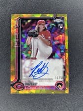 2025 Topps Chrome Update Sapphire Chrome Sapphire Autographs Rhett Lowder #USA-RL card