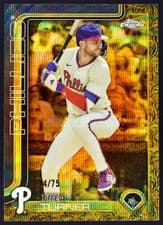 2025 Topps Gilded Collection Base Set Trea Turner #103 card