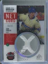 2025-26 SP Game Used 2025 Winter Classic Net Cord Relics Cam Fowler #WCN-CF card
