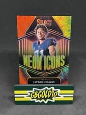 2025 Panini Select Neon Icons Jayden Higgins #9 card