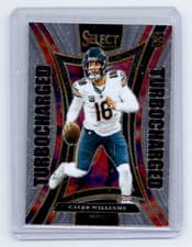 Caleb Williams 2024 Panini Select Turbocharged card