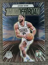 2024-25 Panini Mosaic Thunder Road Jayson Tatum #6 card