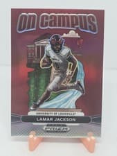 2025 Panini Prizm Draft Picks On Campus Lamar Jackson #15 card