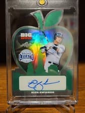 2025 Leaf Bronx Legacy Big Apple Ink Nick Swisher #BI-NS1 card