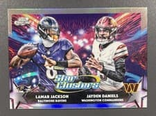 2025 Topps Cosmic Chrome Star Clusters Jayden Daniels #SC-5 card