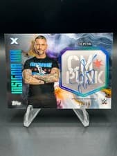 2025 Topps Exalted WWE Wrestling Insignia Ink CM Punk #INI-CMP card