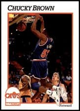 Chucky Brown 1991-92 Hoops Base Set card
