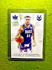 Giannis Antetokounmpo 2022 Panini Court Kings Double Exposure card