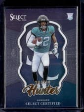 2025 Panini Select Select Certified Rookies Travis Hunter #1 card