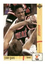 Terry Davis 1991-92 Upper Deck Base Set card