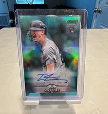 2025 Stadium Club Chrome Autographs Trey Sweeney #SCCA-TSW card