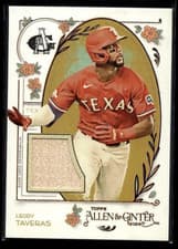 Leody Taveras (Texas Rangers) 2024 Topps Allen & Ginter Allen & Ginter Relics B card