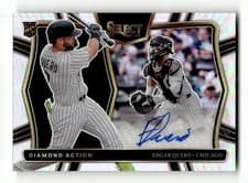 2025 Panini Select Diamond Action Signatures Edgar Quero #DAS-EQ card