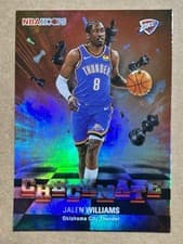 2025-26 NBA Hoops Checkmate Jalen Williams #C-26 card