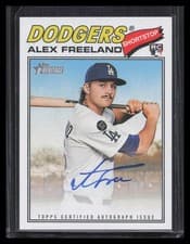 2026 Topps Heritage Real One Autographs Alex Freeland #ROA-AF card