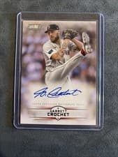2025 Stadium Club Base Autographs Garrett Crochet #SCBA-GCR card