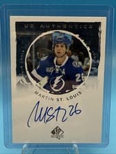 2024-25 SP Authentic UD Authentics Martin St. Louis #UDA-MS card