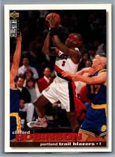 Clifford Robinson 1995-96 Collector's Choice Base Set card