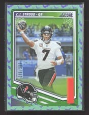 C.J. Stroud 2025 Panini Score card