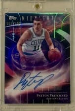 2025-26 Topps Midnight Stroke of Midnight Autographs Payton Pritchard #SM-PP card