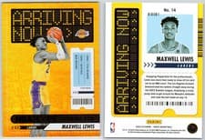 Maxwell Lewis 2023 Panini Hoops Arriving Now card
