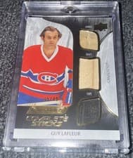 2024-25 Upper Deck Engrained Icons Complete Sticks Guy Lafleur #CS-GL card