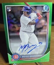 2025 Bowman Chrome Rookie Autographs Moises Ballesteros #CRA-MB card