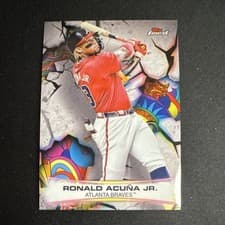 2025 Finest Smashing Through Ronald Acuña Jr. #S-5 card