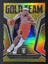 2024-25 Panini Totally Certified Gold Team Shai Gilgeous-Alexander #20 card
