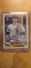 2025 Topps Heritage Real One Autographs Trey Sweeney #ROA-TSW card