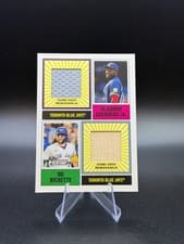 2025 Topps Heritage Dual Player MLB Collection Relics Bo Bichette / Vladimir Guerrero Jr. #DPMCR-GB card