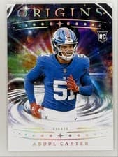 2025 Panini Origins Base Set Abdul Carter #112 card