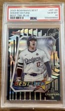 2025 Bowman's Best Best Tek Shohei Ohtani #BT-28 card
