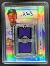 2025 Topps Sterling Debuts Autographed Relics Adael Amador #SDBA-AAM card