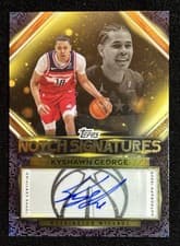 2025-26 Topps Topps Notch Signatures Kyshawn George #TNS-KG card
