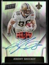 Jeremy Shockey 2022 Panini Spectra 2021 Super Bowl Signatures Prizm card