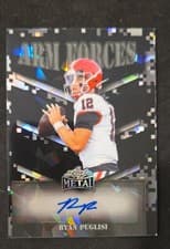2025 Leaf Metal 92 Autographs Ryan Puglisi #92L-RP1 card
