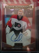 2024-25 O-Pee-Chee Platinum Rookie Autographs Ivan Fedotov #R-IF card