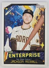 2026 Topps Heritage The Enterprise Jackson Merrill #TE-JM card