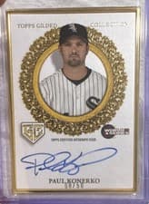 2025 Topps Gilded Collection Gilded Champions Autographs Paul Konerko #GCH-PK card